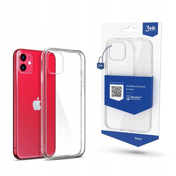 Silikonowe etui na Apple iPhone 11 - 3mk Clear Case zdjęcie 1