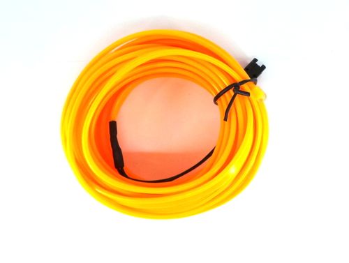 Światłowód EL WIRE Ambient Taśma LED 5m żółty na Arena.pl