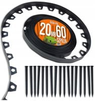 20m-60szt Kotw Obrzeże Trawnikowe Obrzeża Ogrodowe Trawnika EASY BORDER