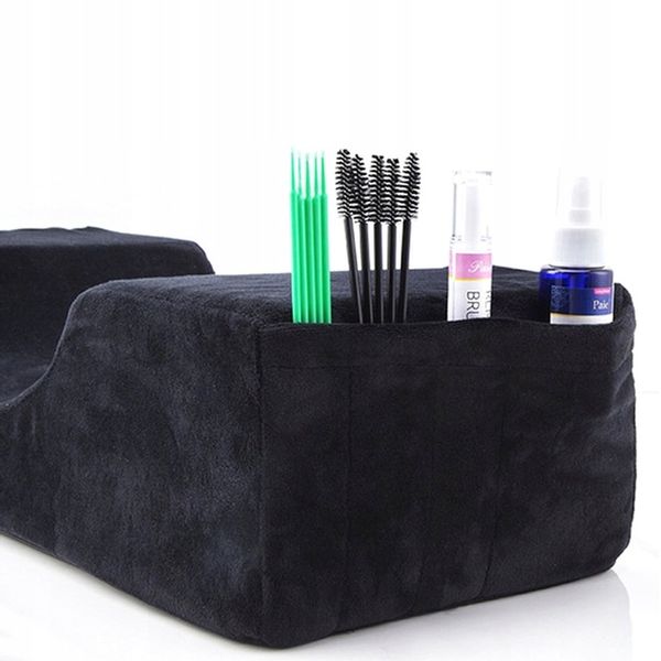 Profesjonalna poduszka do przedłużania rzęs czarna zdjęcie 3