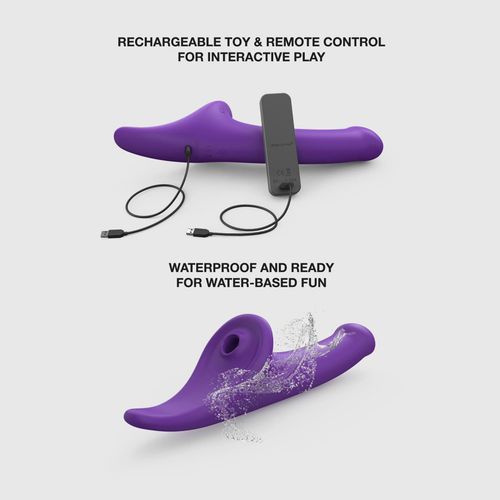 Multi Orgasm Dildo - S - Purple Tr na Arena.pl