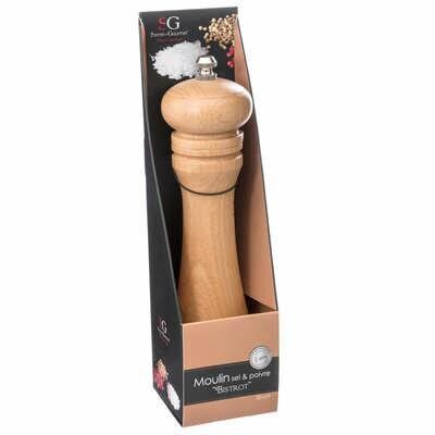 Młynek ręczny 22cm drewno zdjęcie 4