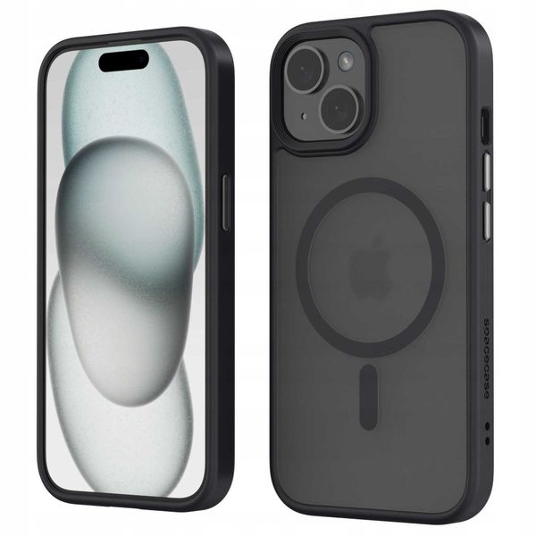 Spacecase Hybrid Mag Iphone 15 Black zdjęcie 6