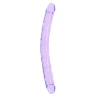 realrock crystal clear podwojny model anatomiczny 45 cm przezroczysty