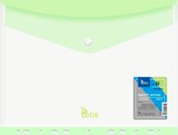 KOPERTA PP NA ZATRZASK Z PERFORACJĄ A4 ZIELONA TETIS