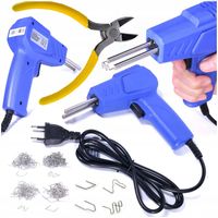 ZSZYWACZ PLASTIKU ZSZYWARKA ZGRZEWARKA 4 komplety zszywek oświetlenie