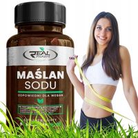 MAŚLAN SODU Kwas Masłowy NA JELITA WRZODY Real Pharm Vege 90 kapsułek