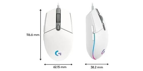 Mysz przewodowa LOGITECH G102 Lightsync Biały na Arena.pl