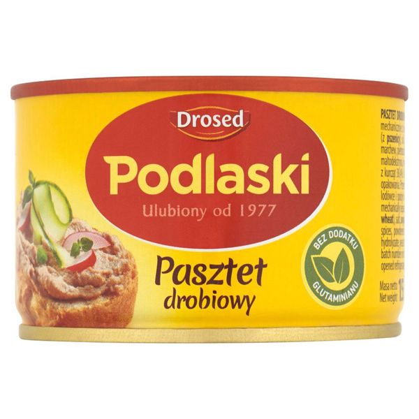Drosed Podlaski Pasztet drobiowy 155 g zdjęcie 1