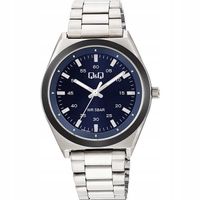 Zegarek Męski QQ Q80B-002P srebrny bransoleta