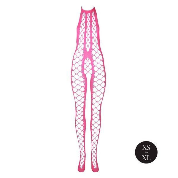 Neonowy Bodystocking Ouch! 835 Pink XS/XL zdjęcie 7