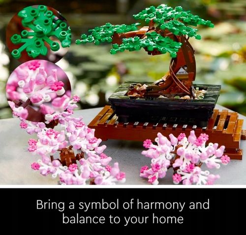 LEGO ICONS 10281 Drzewko bonsai + Torebka na Arena.pl