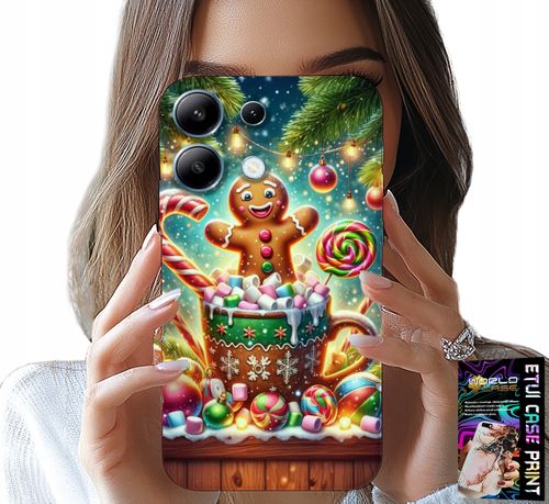 ETUI DO XIAOMI NOTE 13 5G - PIERNIK PIERNIKI ŚWIĄTECZNE WZORY +SZKŁO na Arena.pl