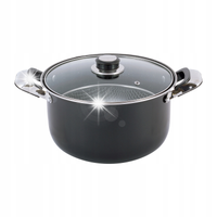 Garnek 24cm 4L + sitkokosz do głębokiego smażenia indukcja na gaz KAMILLE