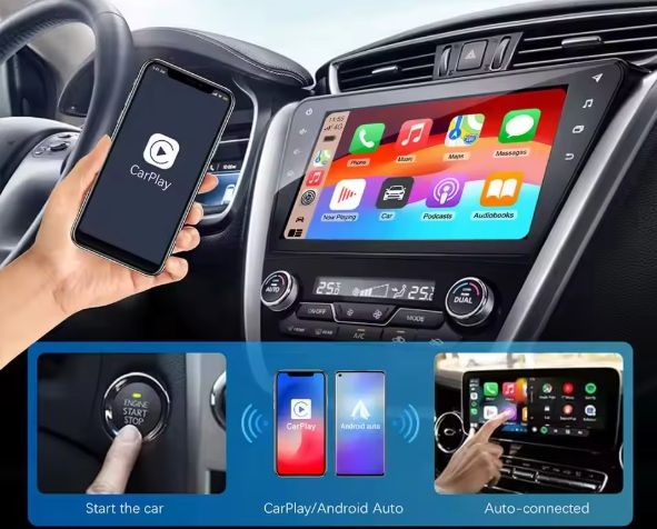 BEZPRZEWODOWY ADAPTER MINI USB / USB-C DO CARPLAY ANDROID AUTO IPHONE zdjęcie 7