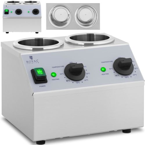 Podgrzewacz do butelek sosów na ciepło podwójny 2 strefy podgrzewania 2x1 l na Arena.pl