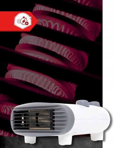 Grzejnik elektryczny Cicha Farelka Mocny Termowentylator 2000W Termostat na Arena.pl