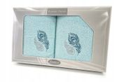 Komplet 2 ręczników Gift 50 70 Greno aqua w2