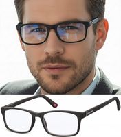 OKULARY DAMSKIE MĘSKIE ZERÓWKI OPRAWKI FLEKS MONTANA Z FILTREM BLUE