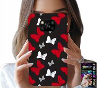 ETUI DO XIAOMI POCO X3 - KOKARDKI CZERWONO BIAŁE MYSZKA, WZORY