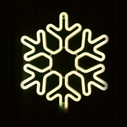 ACA Lighting Świąteczna dekoracja zewnętrzna płatek śniegu, 300 LED 3m na Arena.pl