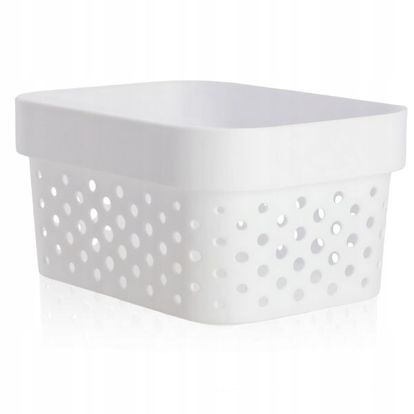 Curver Pojemnik Pudełko Ażurowe 1,4 L Biały zdjęcie 2