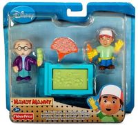 zestaw figurek fisher price disney handy manny lodziarnia m4847