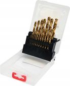 ZESTAW WIERTEŁ DO METALU HSS-TIN 19SZT 1-10MM YATO