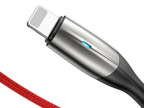 Kabel USB Baseus Horizontal LED Apple Lightning 50cm Red na Arena.pl