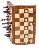 OUTLET Szachy drewniane MAGNETYCZNE STAUNTON 4