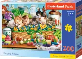 Puzzle 200 elementów. Śpiące kocięta