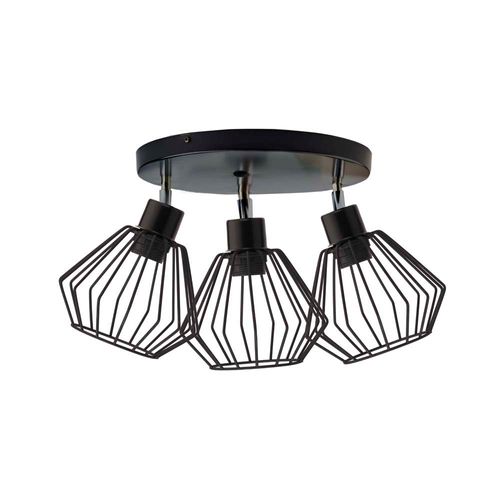 Plafon 3-płomienny loft regulowany GIJON LOFT na Arena.pl