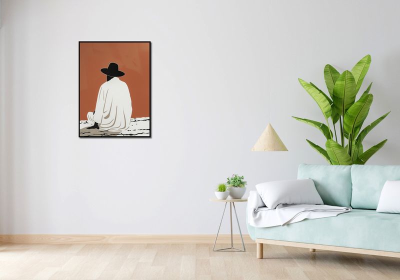 Plakat 60x80cm Rozmyślania w Oddali zdjęcie 4