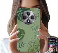 ETUI DO OPPO RENO12 F / 12FS 5G - ZIELONE LIŚCIE ROŚLINNE WZORY PLECKI
