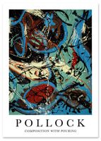 Plakat abstrakcje obrazy Pollock 61x91 cm
