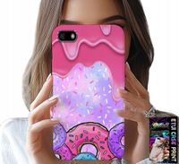 ETUI DO HUAWEI Y5 2018 - SŁODKIE DONUTY Z LUKREM W TLE + SZKŁO