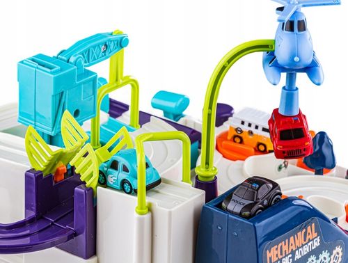 INTERAKTYWNY Tor Przeszkód PARKING SAMOCHODOWY Zabawka Logiczna Autka na Arena.pl