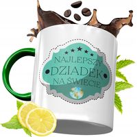 Kubek Zielony Dla Dziadka Na Prezent Urodziny Z Nadrukiem Ze Zdjęciem