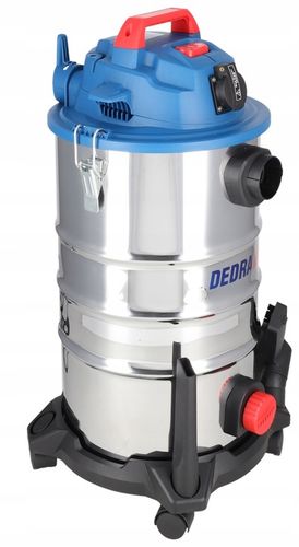 Odkurzacz DEDRA Bezworkowy Sucho Mokro 1400W 30L stal Gniazdo el. na Arena.pl