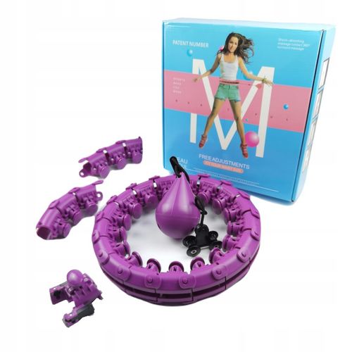 SMART HULAHOP 115cm w TALII Z MASAŻEREM + OBCIAŻENIE PLUS SIZE HULA HOP na Arena.pl