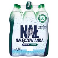 Nałęczowianka Woda mineralna mocniejszy gaz 1,5 l x 6 sztuk