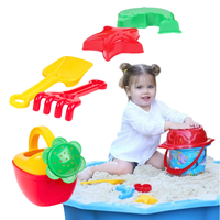 Zestaw Do Piasku Wiaderko Foremki Konewka Sitko L1455