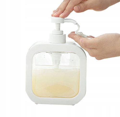 Dozownik Do Mydła Płynu Pojemnik Łazienkowy Biały na Arena.pl