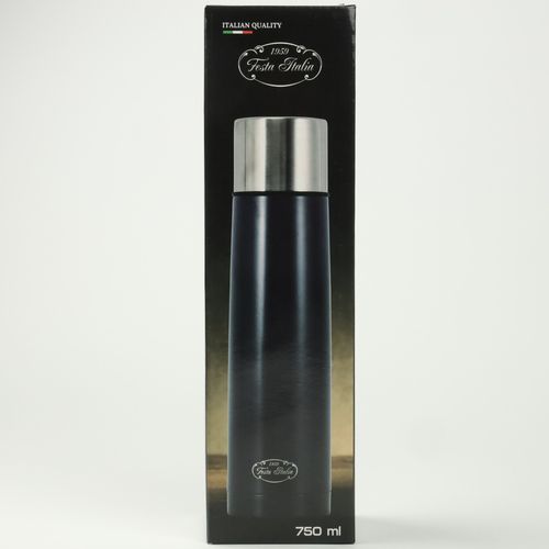 TERMOS GRANATOWY TERMICZNY 750ML STAL NIERDZEWNA BIDON NA GORĄCE NAPOJE na Arena.pl