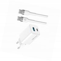 Szybka ładowarka GaN 45W 2 wejścia USB i USB-C z kablem do Google Pixel 9