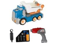 DLA DZIECI ZABAWKA CIĘŻARÓWKA Z WKRĘTARKĄ DO SKRĘCANIA