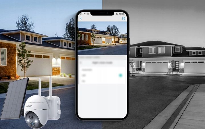 ZEWNĘTRZNA SOLARNA KAMERA OBROTOWA BATERIE WIFI 3MP 64GB Z PANELEM SOLARNYM zdjęcie 11