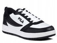 Buty męskie sportowe sznurowane niskie biało czarne Fila Rega NF 44