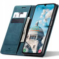 2X ETUI Z KLAPKĄ DO GALAXY A55 5G SKÓRZANE PORTFEL POKROWIEC ZAMYKANE + SZK