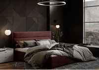 Łóżko tapicerowane KAZAR 180x200cm zagłówek dzielony